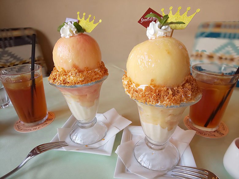 名東区の人気チーズケーキ専門店『スイートオブオレゴン』の絶品桃パフェで至福のカフェタイム♡！
