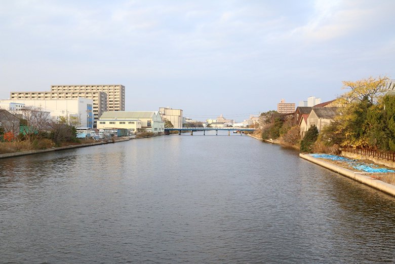 ほっと一息、心を落ち着かせたい時は、中川運河。