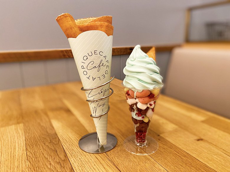 名古屋市西区にあるmozoワンダーシティ内の「gelato pique cafe（ジェラート ピケ カフェ）」では、クレープやパフェなど食べるとなんだかほっとする“コンフォートフード”が楽しめます。