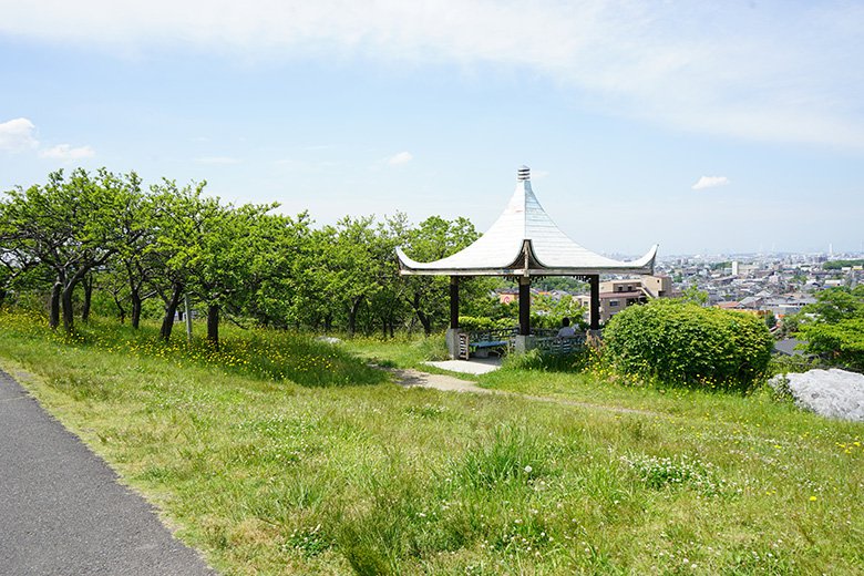 360度見渡せて、花火も見える「滝の水公園」