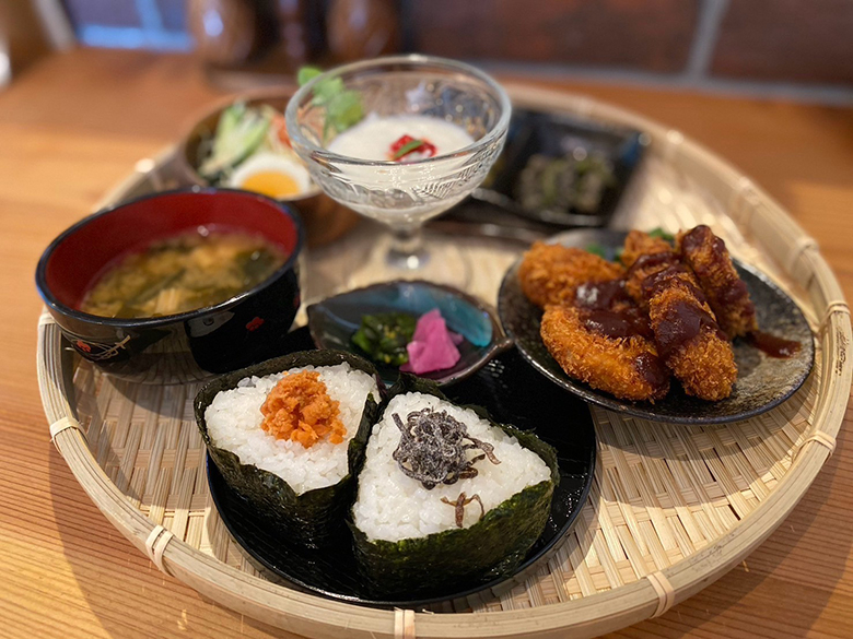 天白区の住宅街にある『cafe ashiry(カフェアシリー)』のおにぎりランチが美味しい♪