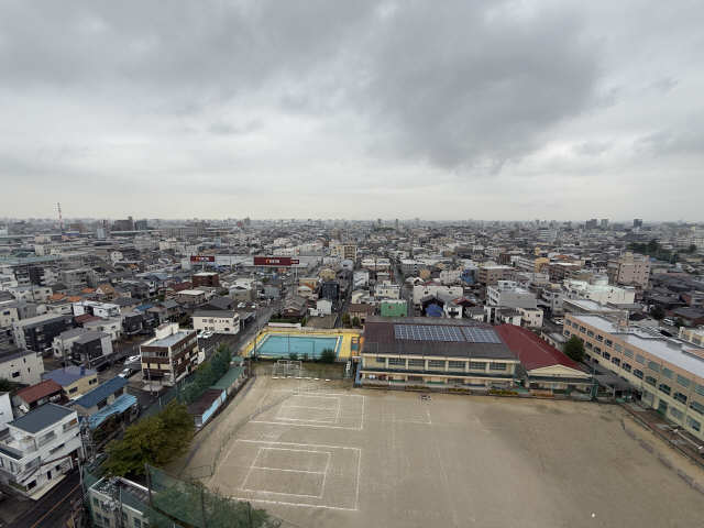 西側眺望15階から