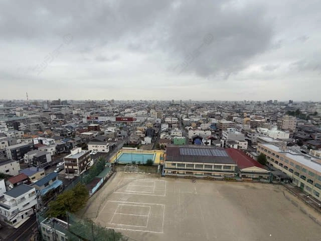 西側眺望15階から