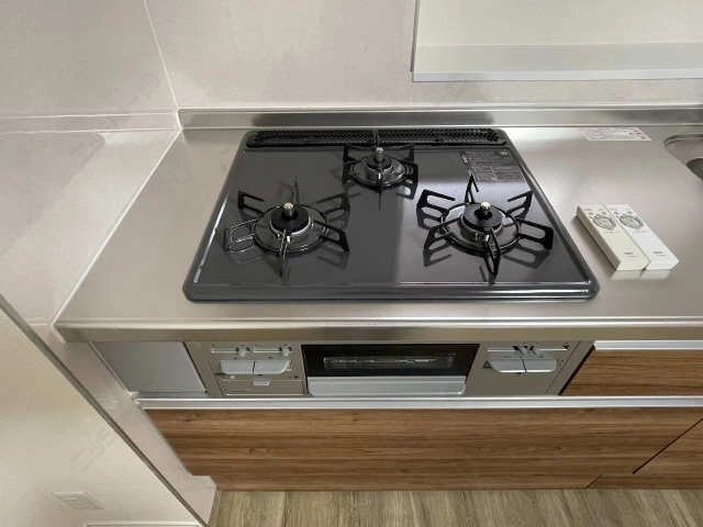 ３口グリル付コンロ