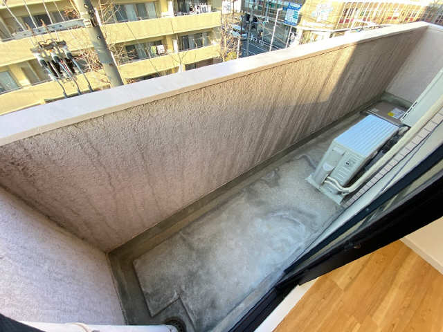 北側のバルコニー