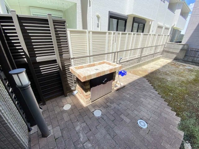 ペット用足洗い場