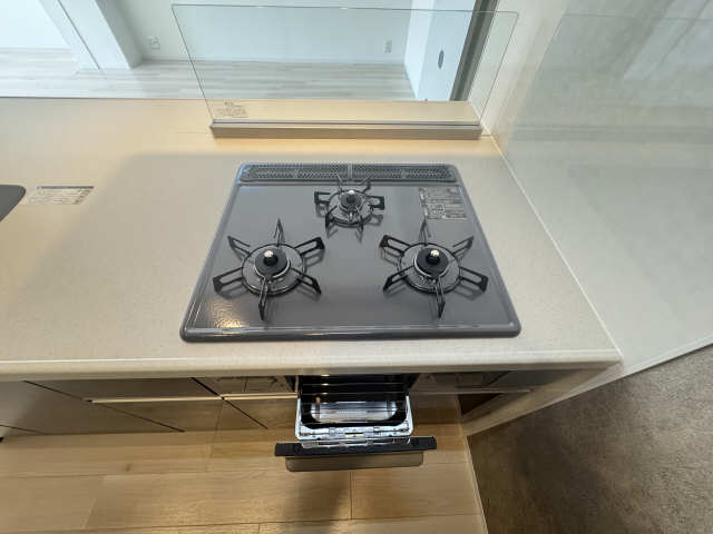 3口ガスコンロ(グリル付)