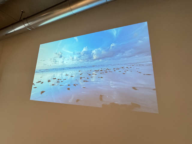 プロジェクター画面