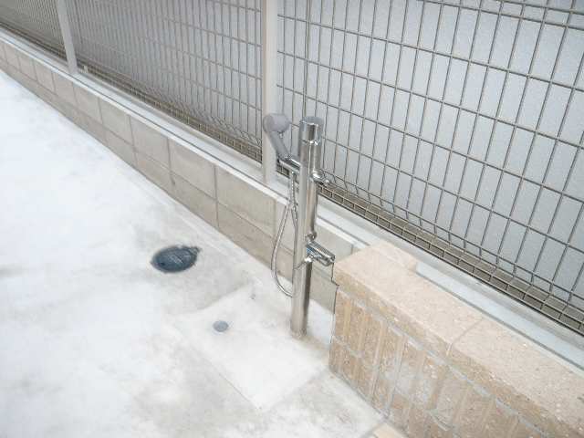 ペット用足洗い場