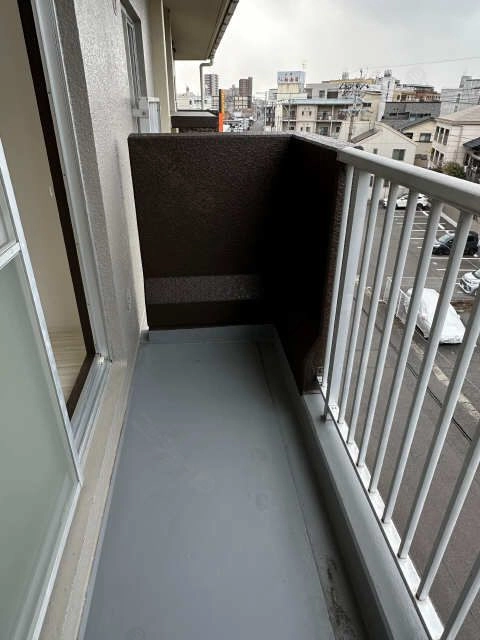 北側バルコニー