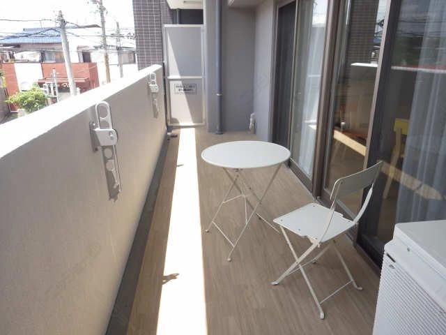 202号室 ベランダ