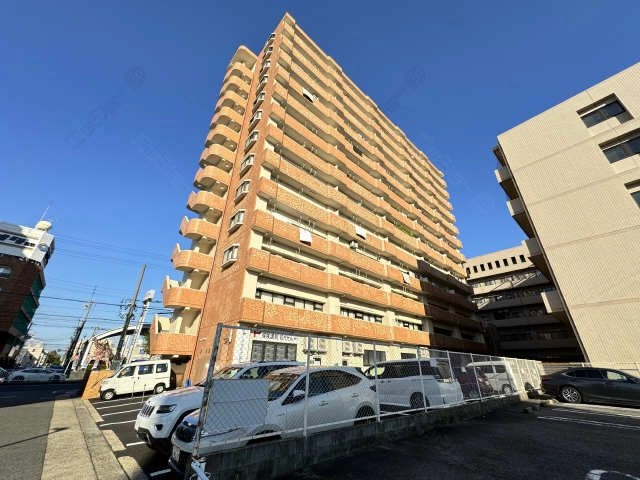 南側駐車場から