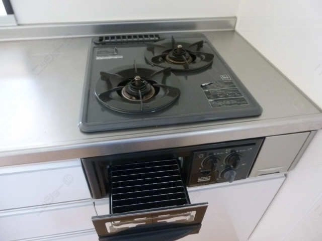 ２口ガスコンロ（グリル付）