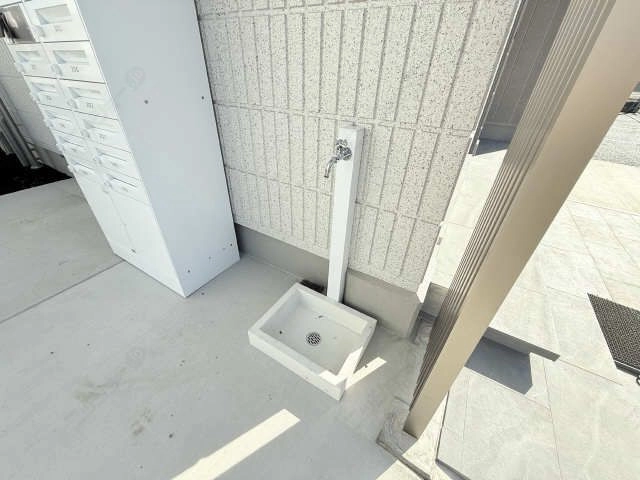 ペット用足洗い場