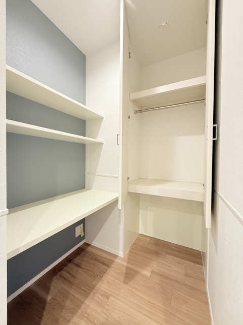 デスクカウンターペットスペース