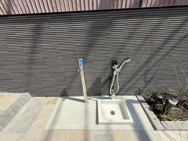 ペット足洗い場