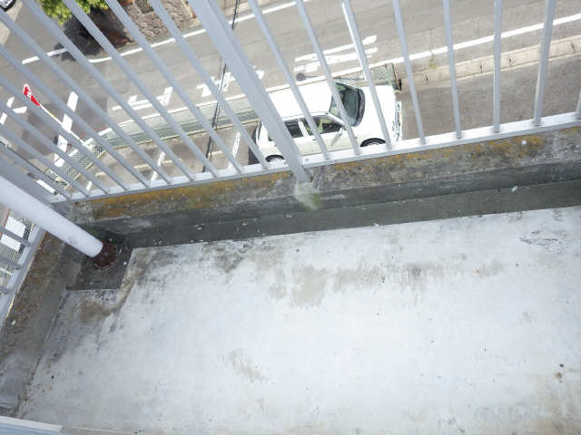 北側バルコニー