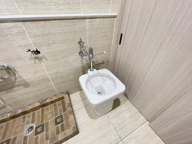 ペット用足洗い場