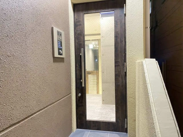 オートロック(北側 夜間)