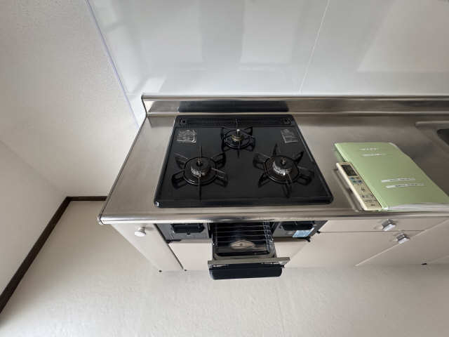 3口ガスコンロ(グリル付)