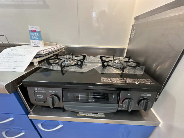グリル付きガスコンロ