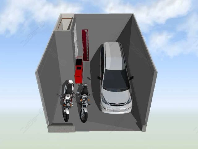 ガレージイメージパース