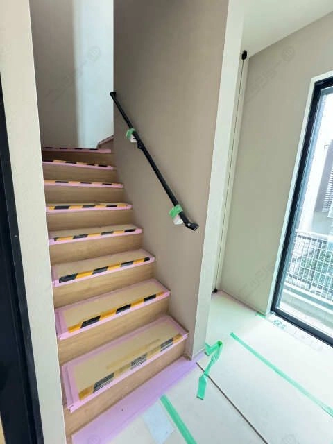 建築中階段