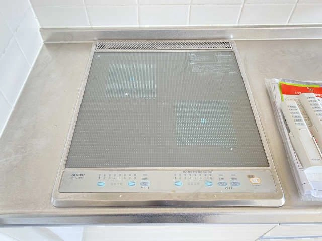 ２口電気コンロ