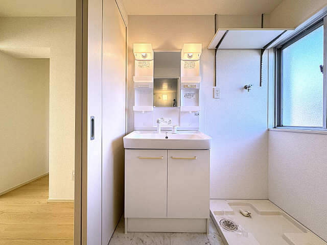 シャワー付洗面台