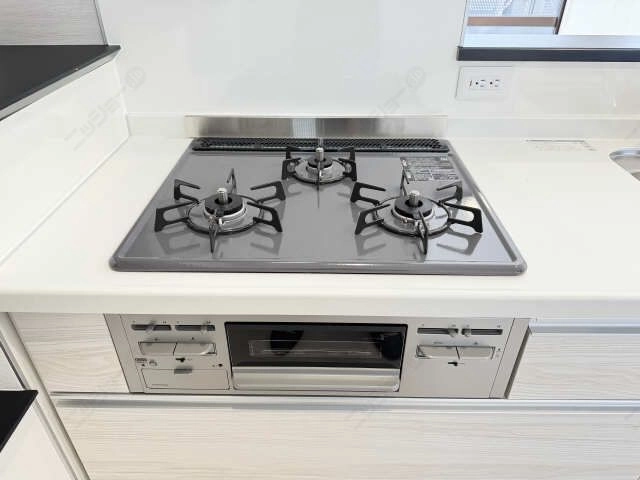 グリル付２口ガスコンロ