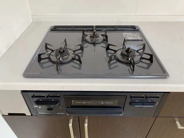 ガスコンロ（３口）グリル付き