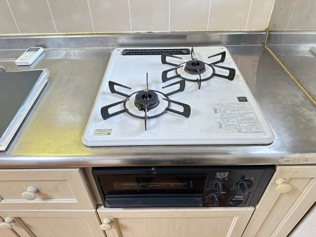 グリル付2口ガスコンロ