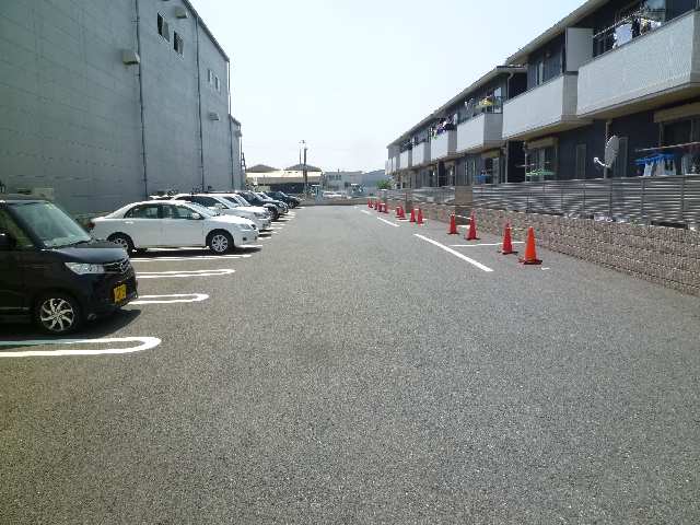 ゆとりのある駐車場