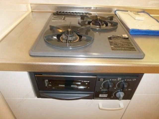 ガスコンロ２口グリル付