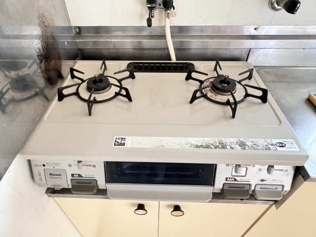 グリル付２口コンロ