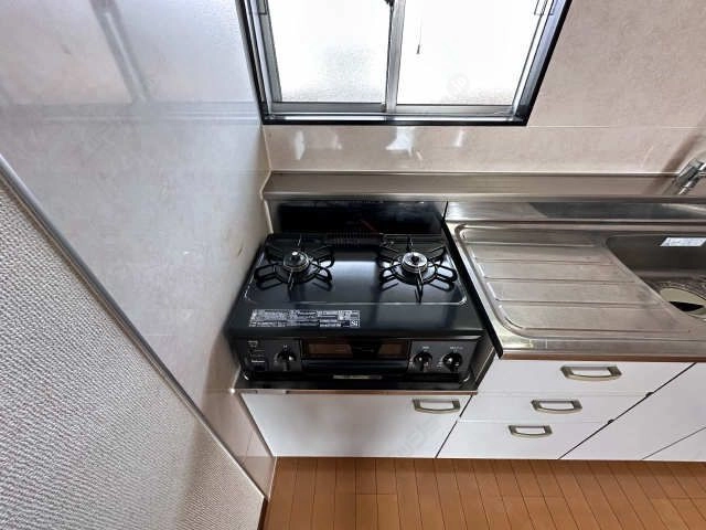 グリル付2口ガスコンロ