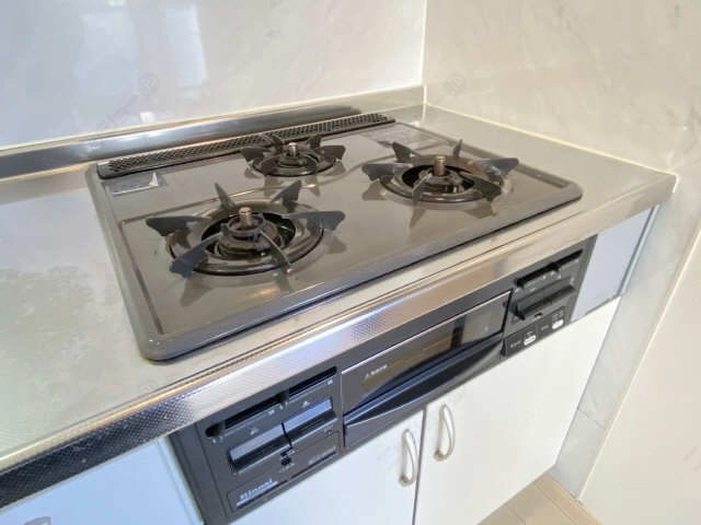 グリル付３口コンロ