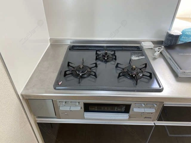 グリル付3口コンロ
