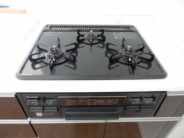 グリル付３口コンロ