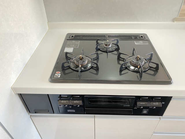 グリル付2口ガスコンロ