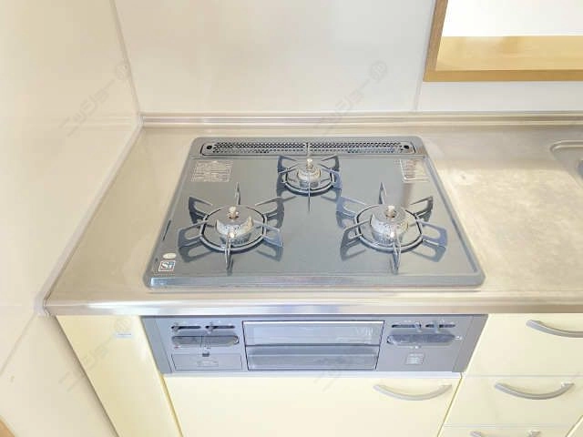 グリル付3口ガスコン