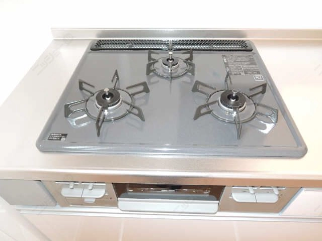 グリル付3口コンロ