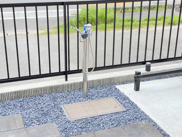 ペット用足洗い場