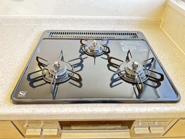 魚焼きグリル付きガスコンロ