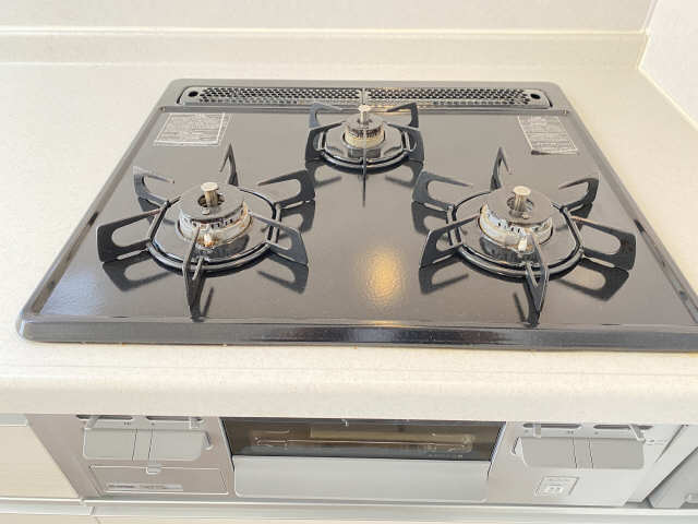 3口グリル付きガスコンロ