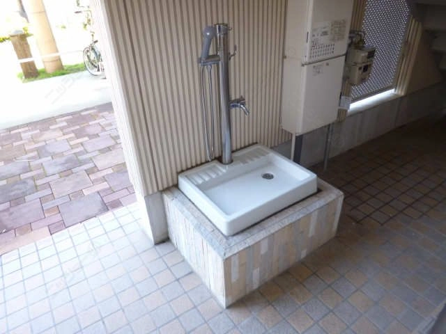 ペット用足洗い場