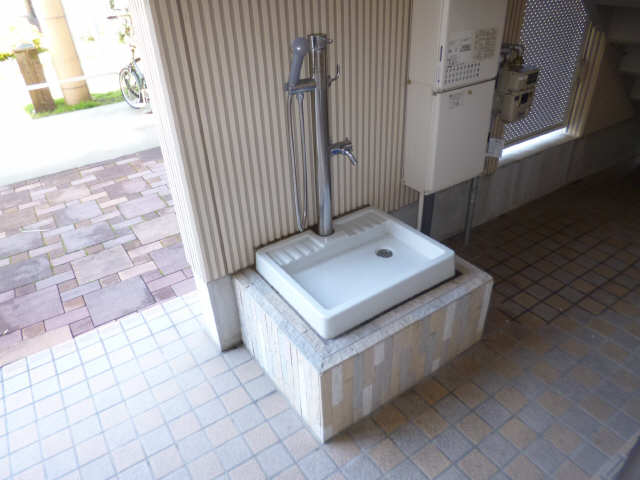 ペット用足洗い場