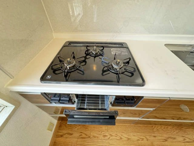 3口グリルガスコンロ