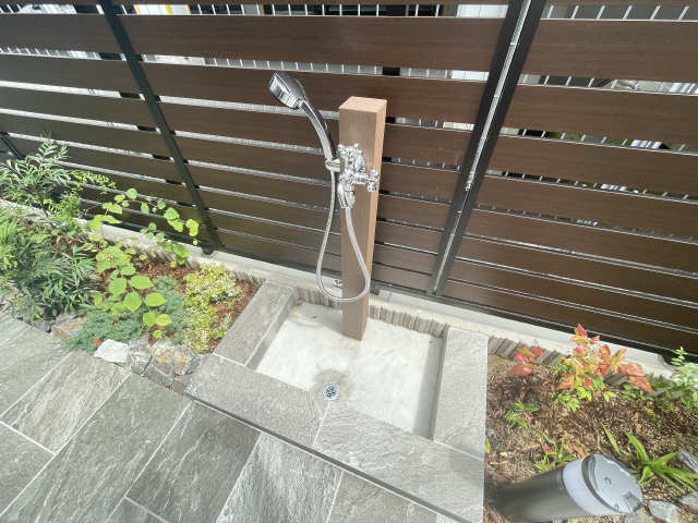 ペット用足洗い場