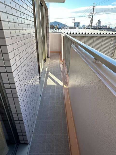 西側バルコニー